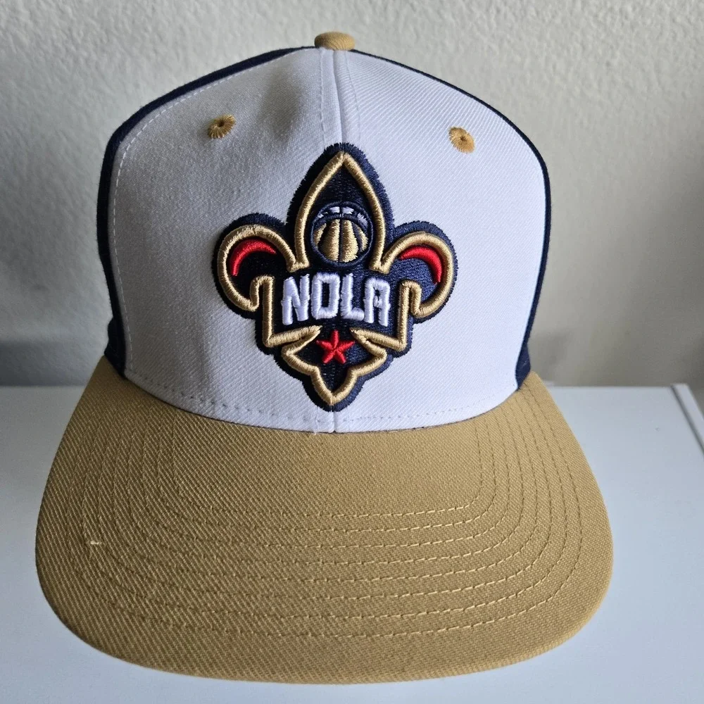 Adidas New Orleans 2017 NBA All Star Game SnapBack Hat Blue‎ Pelicans 2 Tone